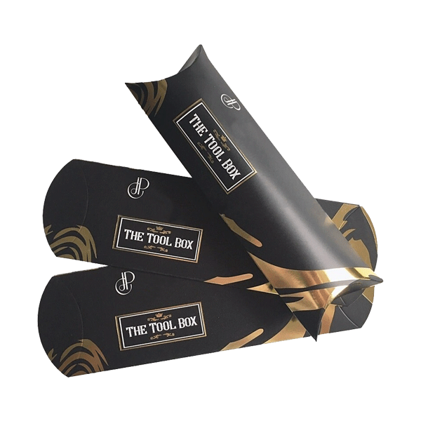 Custom Window Pillow Boxes Wholesale Kraft Window Pillow Boxes Sire